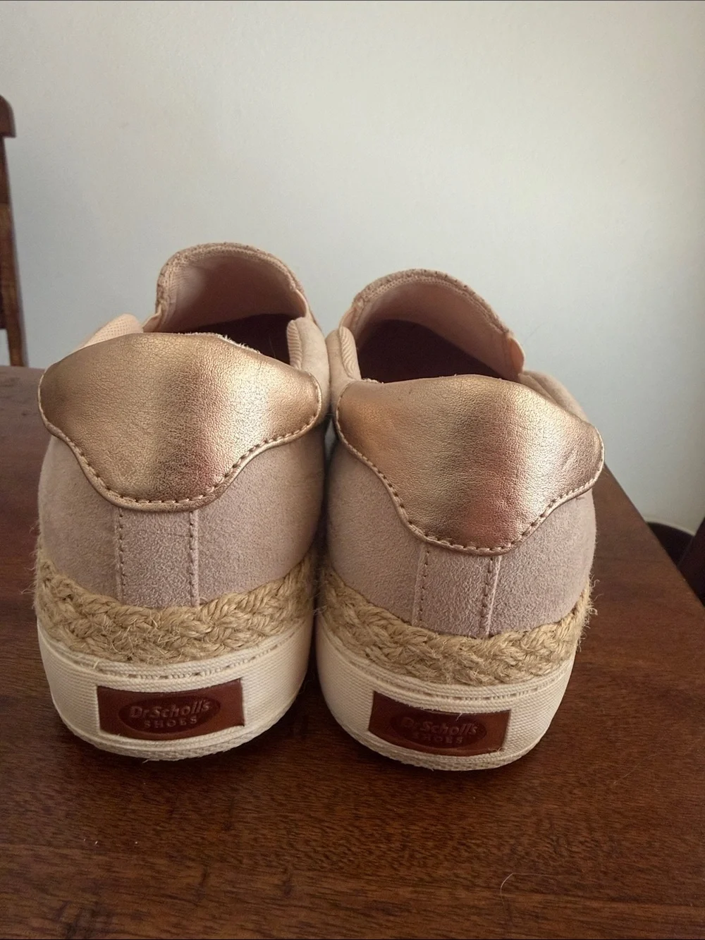 Women’s Dr. Scholl’s Slip-On Espadrille Sneakers in Blush